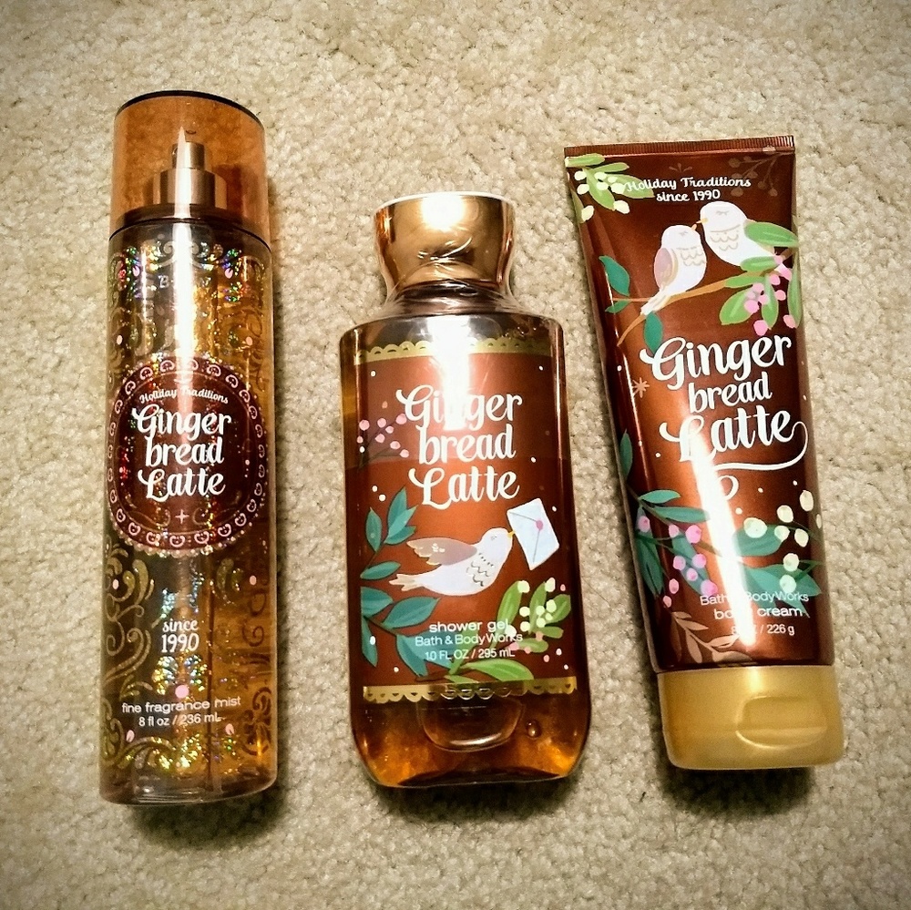 Bath and Body Works Gingerbread Latte Set